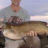 Dan Morey Erie channel catfish kayak